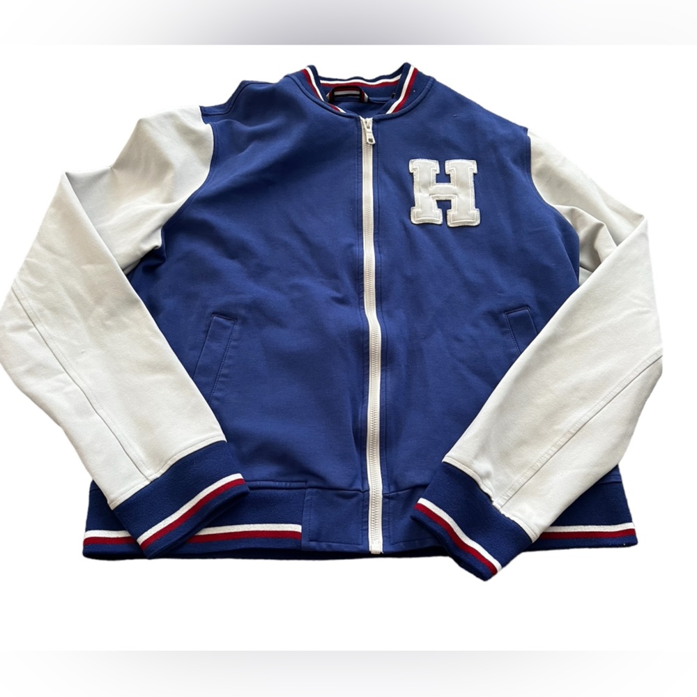 Tommy Hilfiger Vintage Blue Varsity Jacket